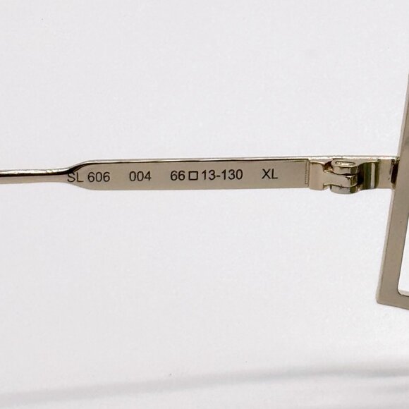 NEW SAINT LAURENT SL 606 004 GOLD SL606 002 UNISEX SUNGLASSES SAINT LAUR… - Picture 12 of 13